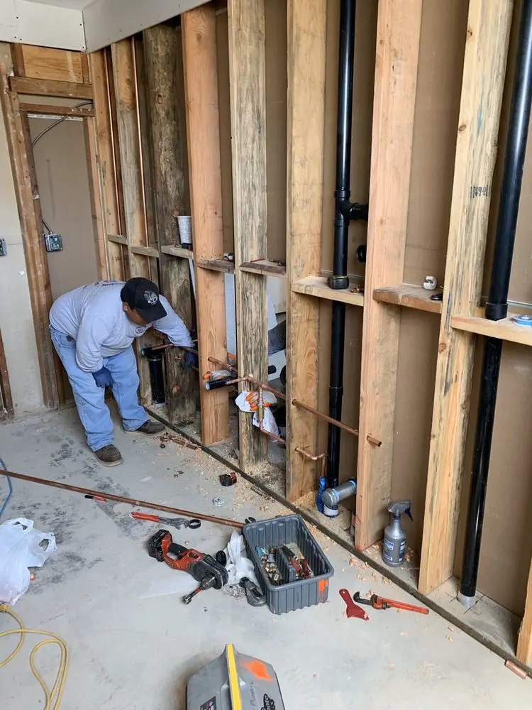 Commercial rough-in plumbing for Gas Line Repair in Metzler Ranch